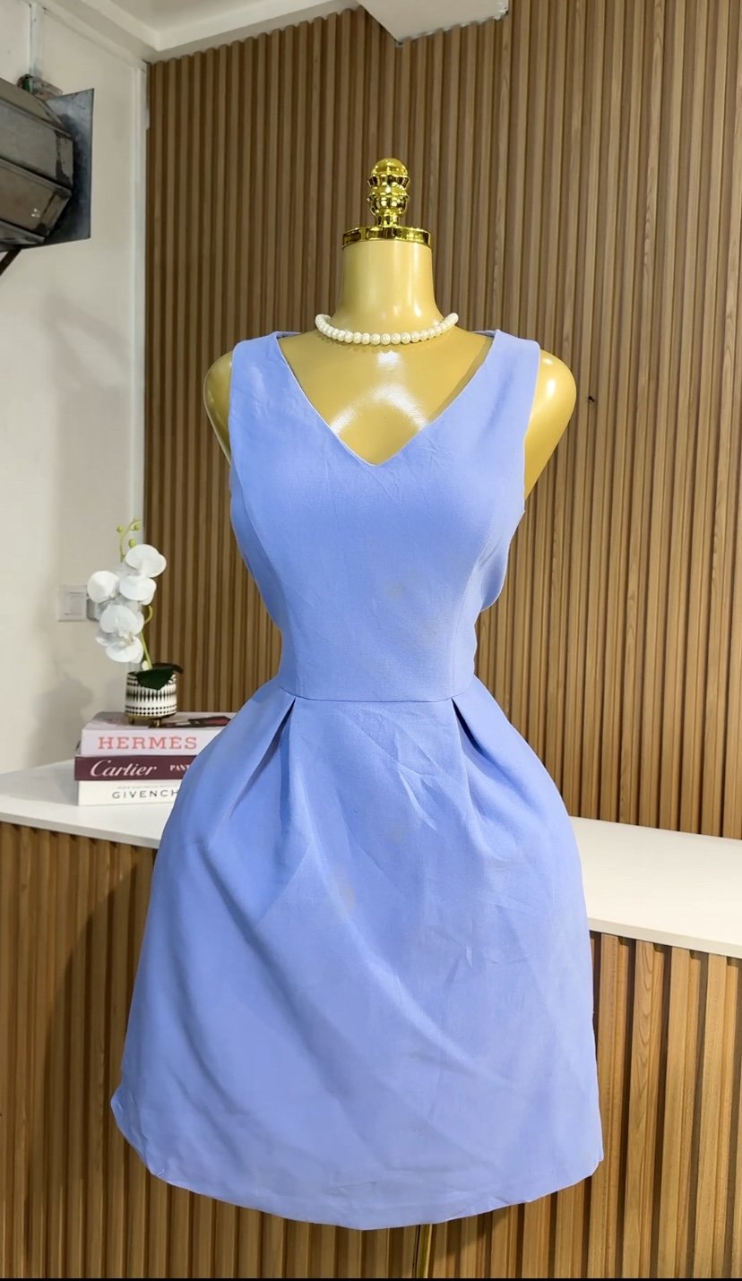 Chic blue Corporate dress 131