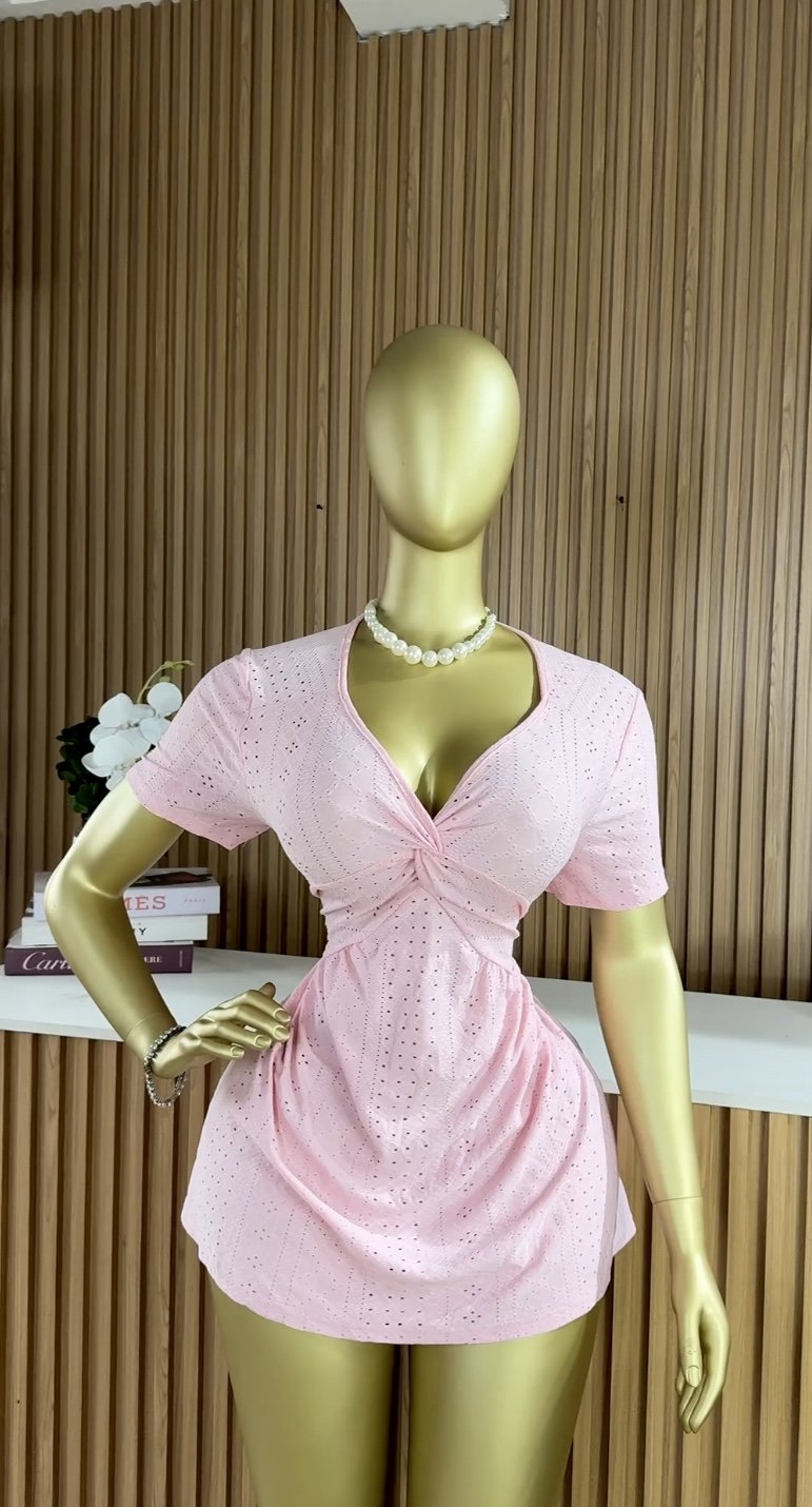 Light pink mini dress B366 (40D)