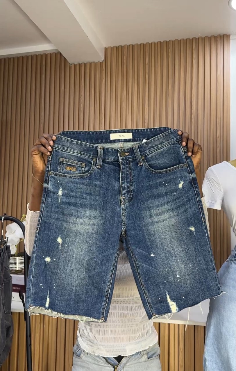 Stylish Dark blue bf short 092