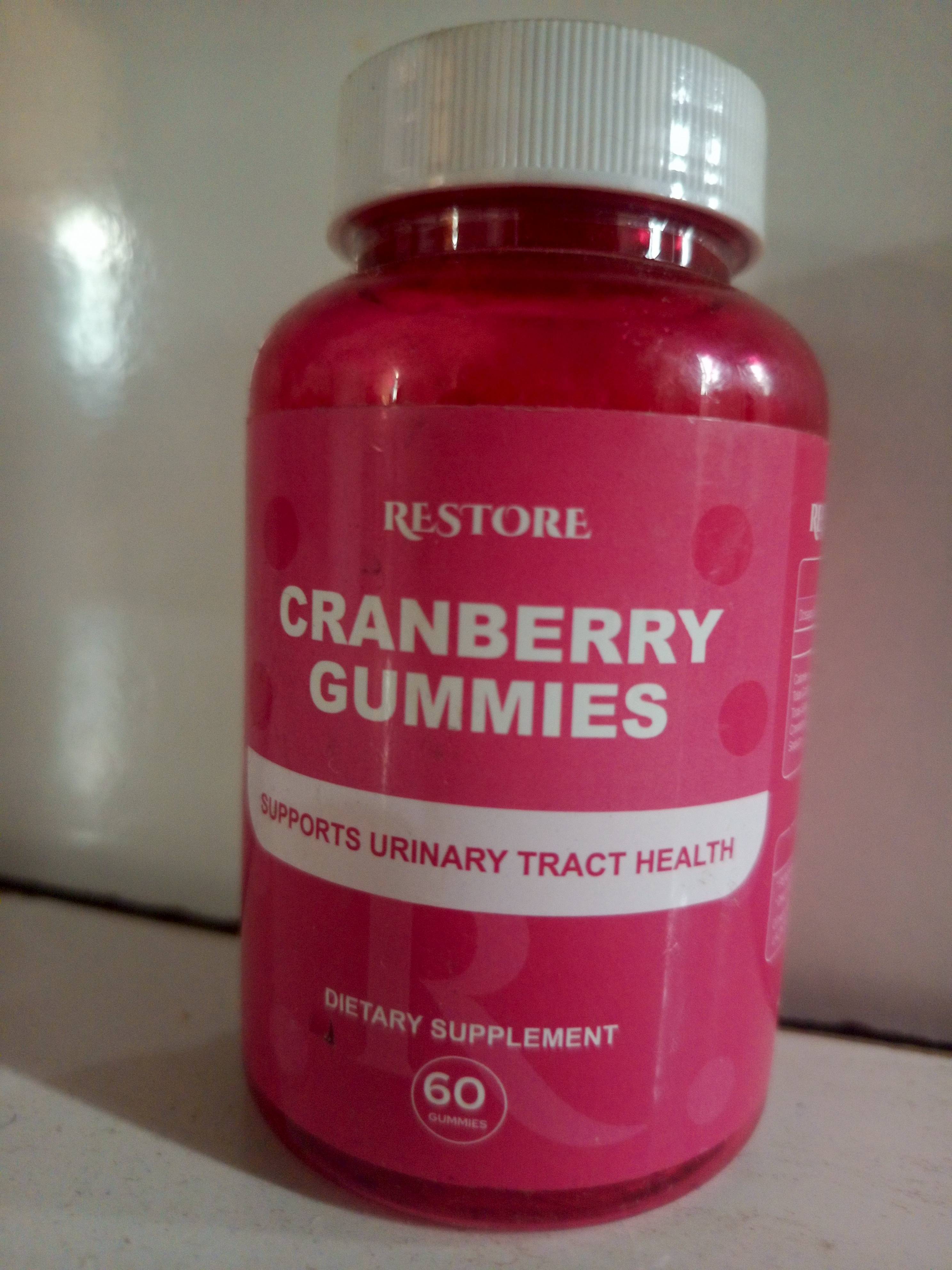 RESTORE CRANBERRY GUMMIES
